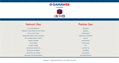 Desktop Screenshot of gamaweb.it