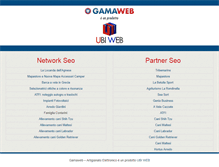 Tablet Screenshot of gamaweb.it
